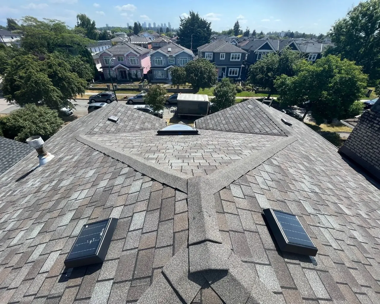Roofing and gutter work in East Vancouver, BC