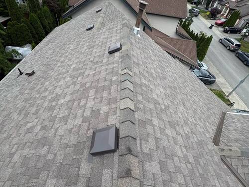 Flat Roof Torch-On — Heat-welding the membrane seams for a fully sealed surface.