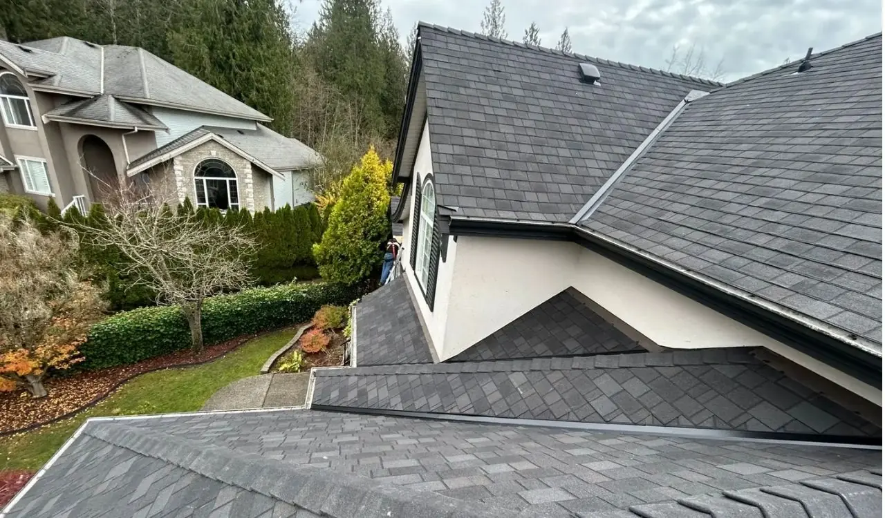 Full roof replacement and reroofing job by Scarlet Roofing & Gutters