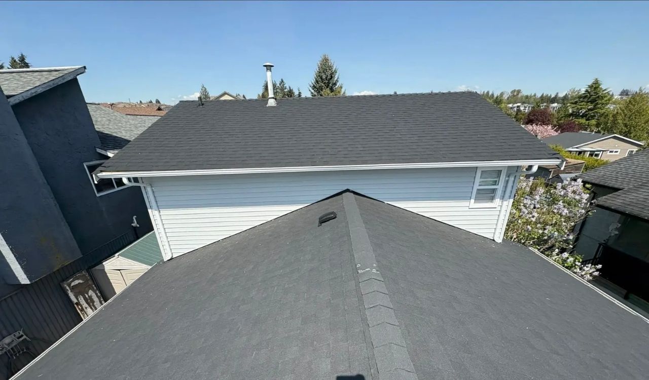 New roof installation project by Scarlet Roofing & Gutters
