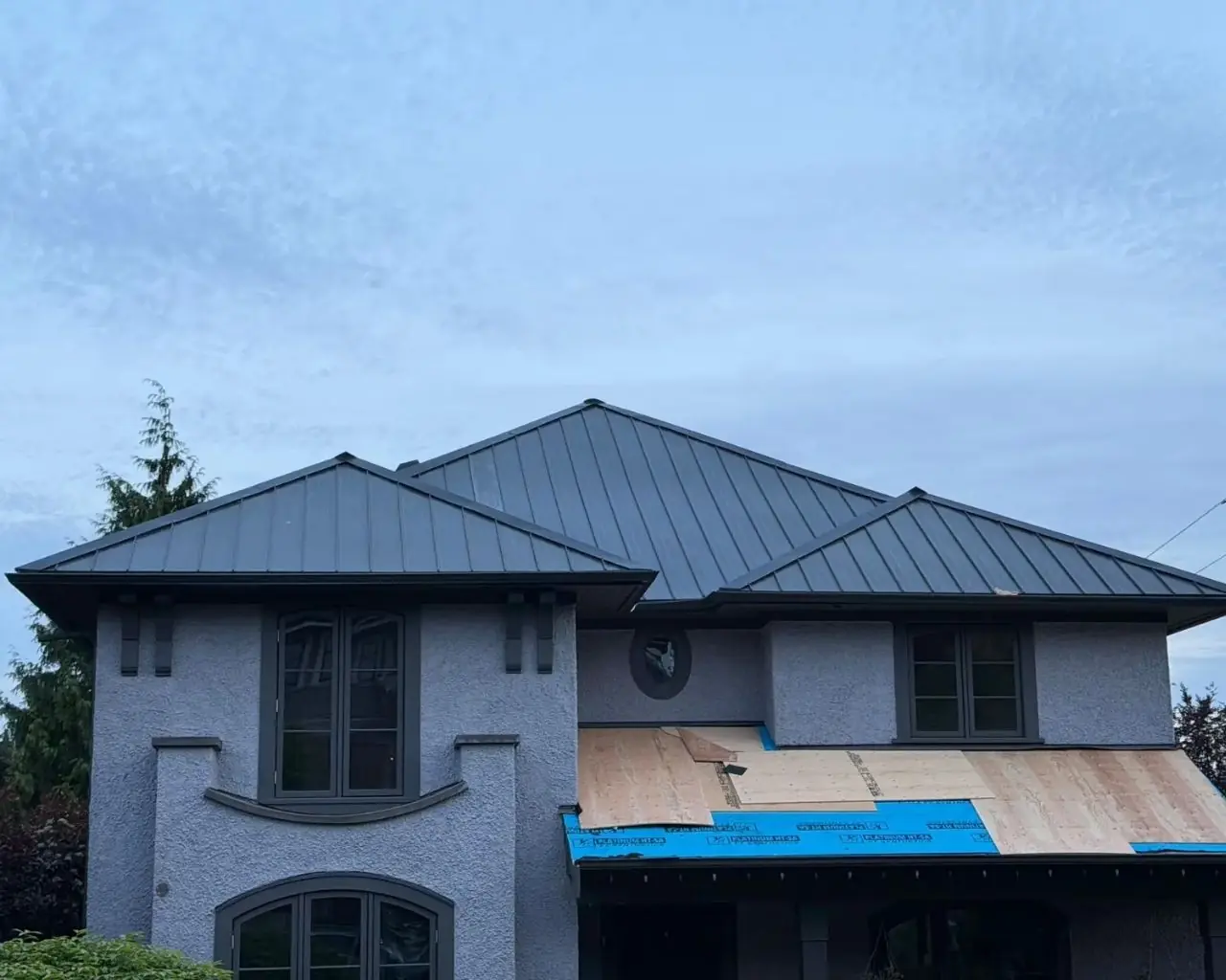 Micro-mesh leaf guard installed on a Surrey home gutter