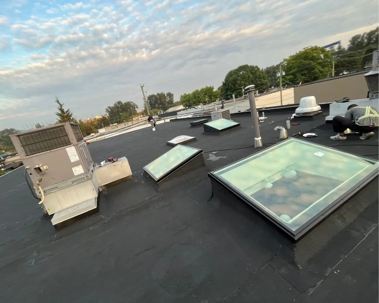 Roofing and gutter work in Richmond, BC