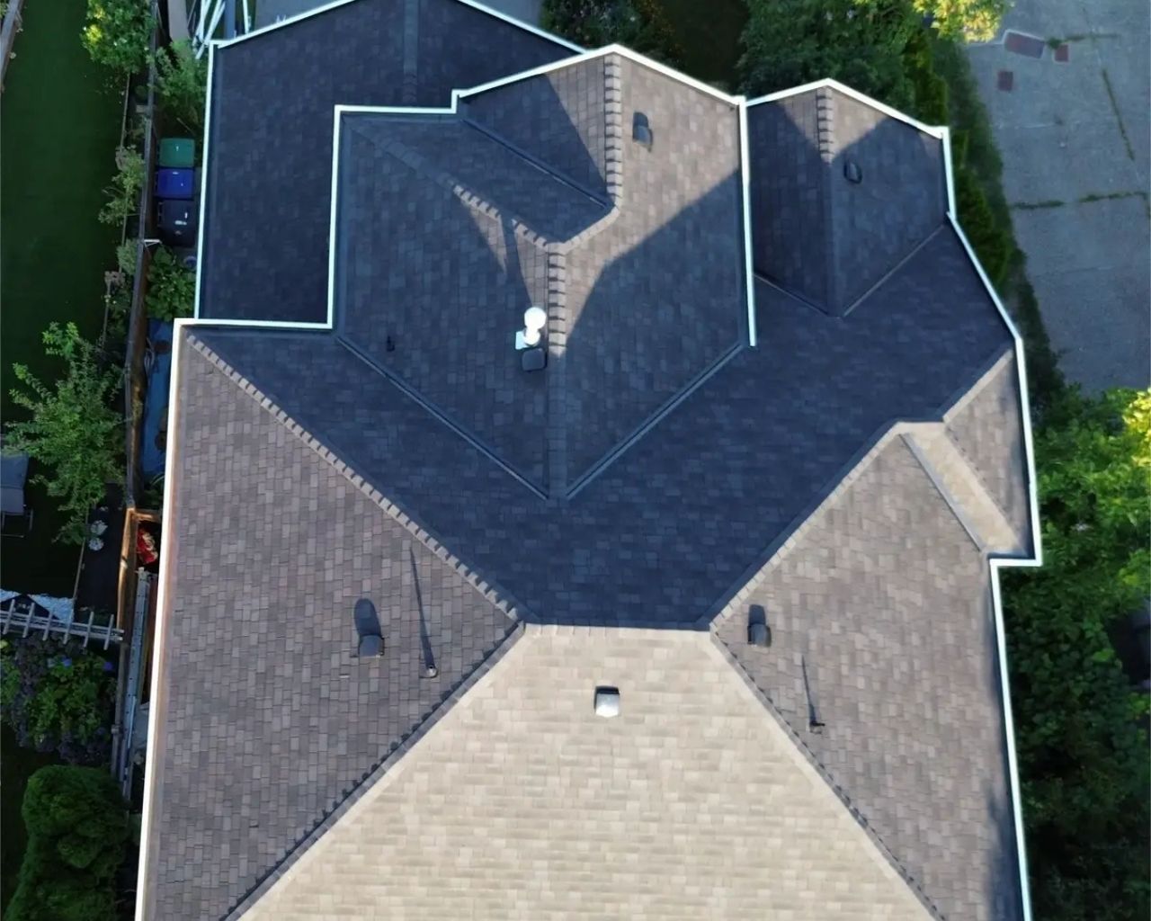 New roof installation on a residential build in Surrey, BC