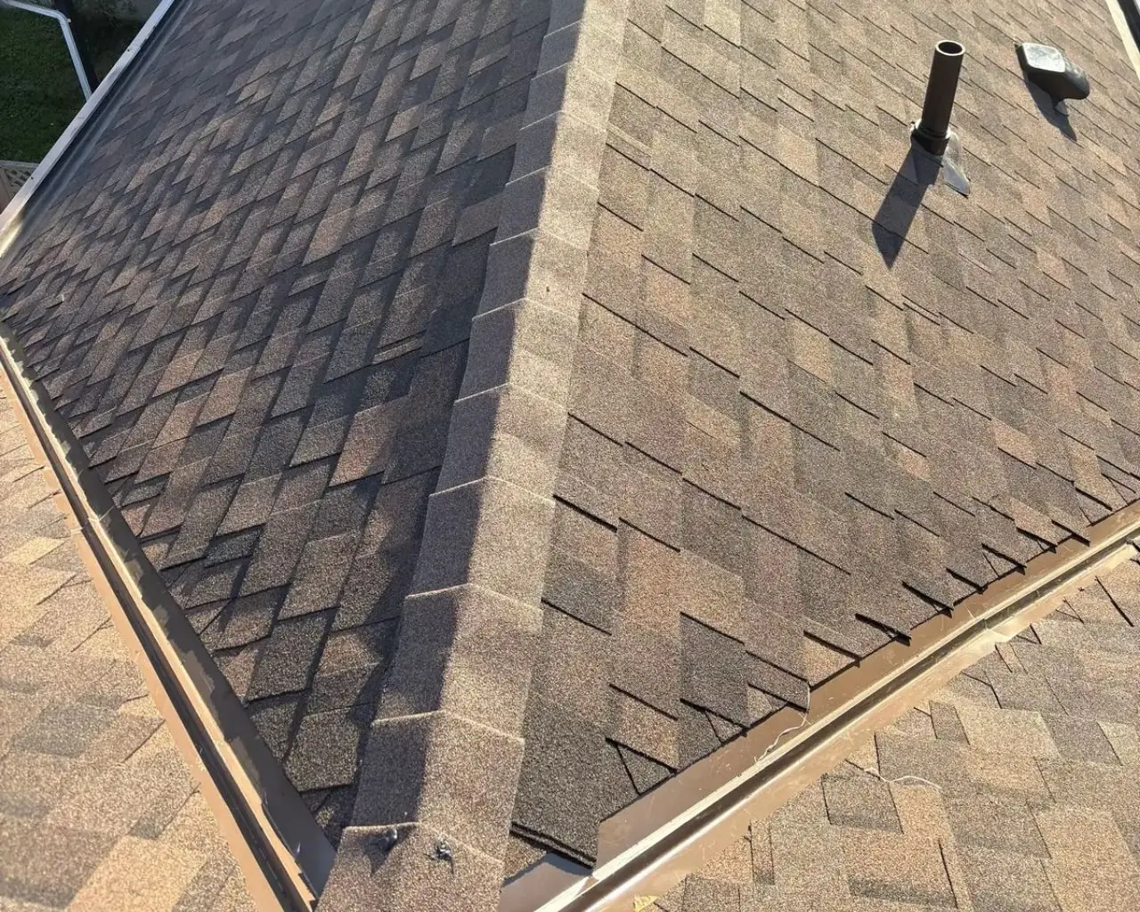 Full tear-off roof replacement in progress in Vancouver, BC