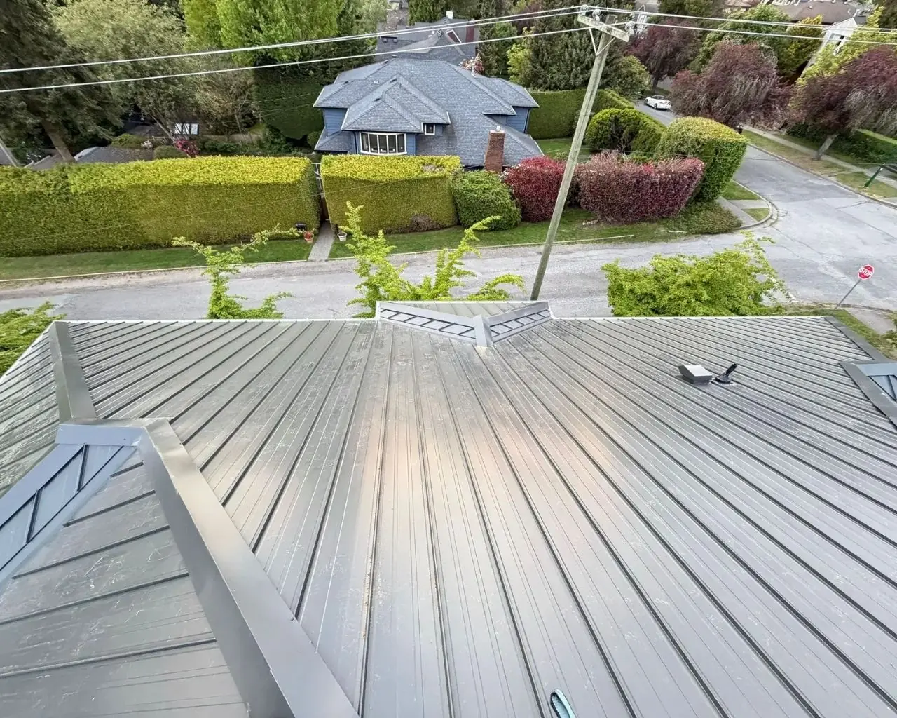 Skylight replacement and flashing repair on a Vancouver roof