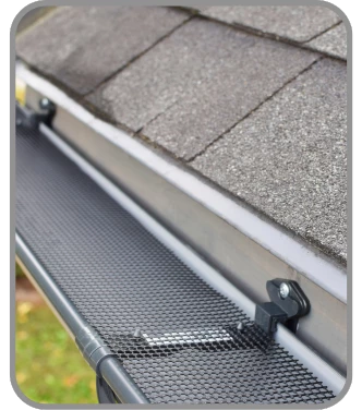 gutter guards installed